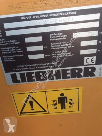 Læssemaskine Liebherr l 538 kein 524 542 546...