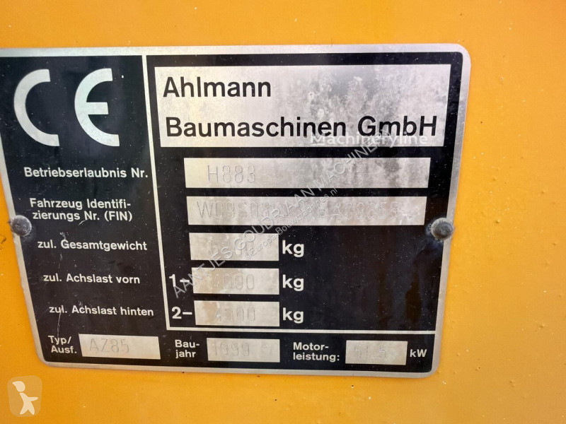 Chargeuse Ahlmann 85