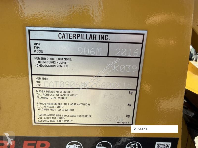 Pala Caterpillar CAT 906M Radlader 55 kW 5600 kg