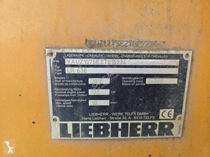 Chargeuse Liebherr LR636