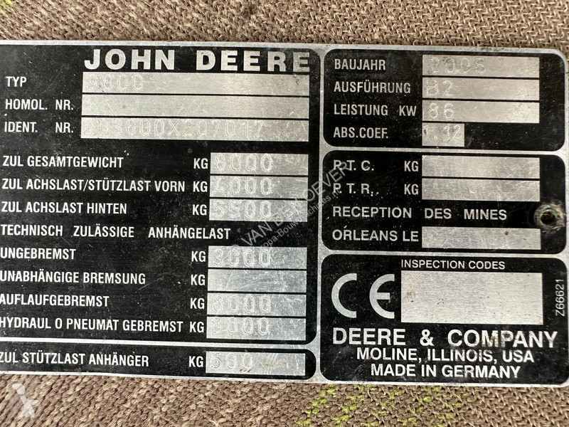 Pala cargadora John Deere 3800