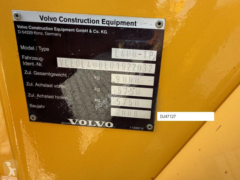 Læssemaskine Volvo B-TP Radlader Gabel +...