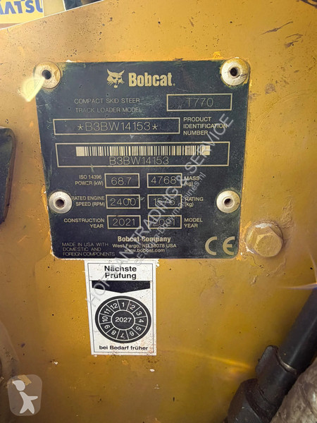 مُحمّلة Bobcat T770 | A/C | Joystick | HF | 2...