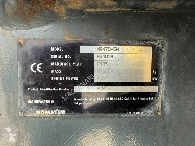 Nakladač Komatsu 4705H