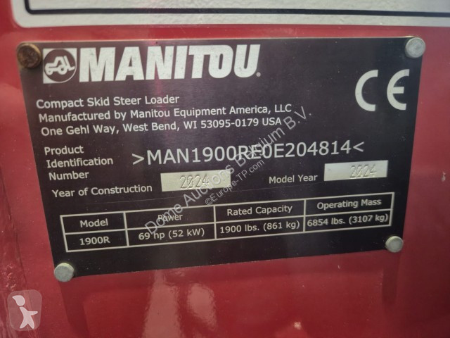 Nakladač Manitou 1900R - EU