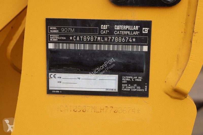 Pala cargadora Caterpillar 907M