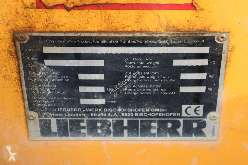 Chargeuse Liebherr 509 Speeder