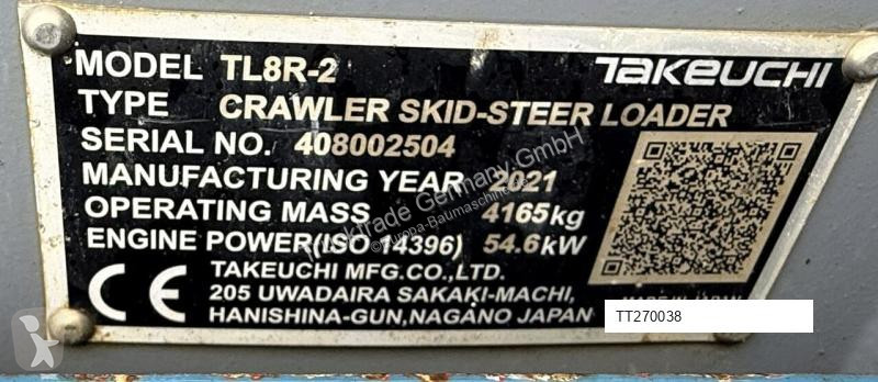 مُحمّلة Takeuchi TL8R-2
