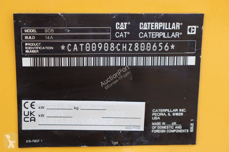 Pá carregadora Caterpillar