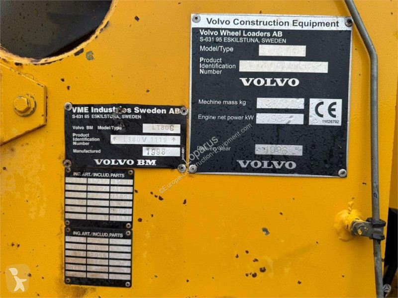 Фронтальный погрузчик Volvo quick coupler