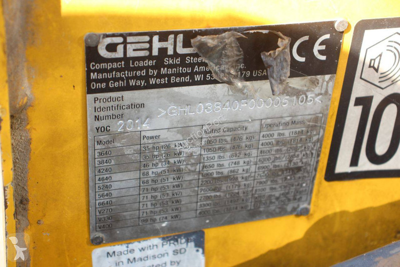 Chargeuse Gehl 3840