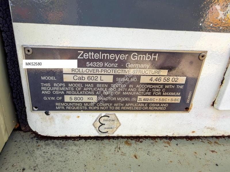 Pala cargadora Zettelmeyer 42,5 kW 4 Zylinder SW