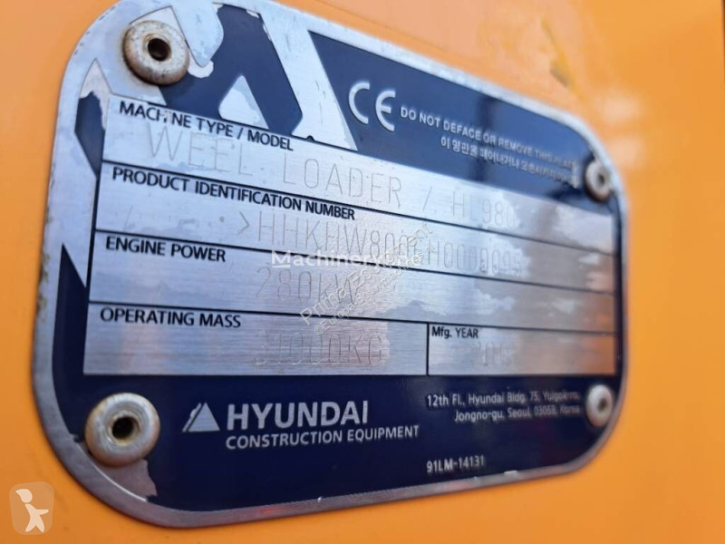 Pala Hyundai HL980