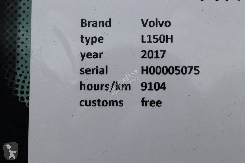 Læssemaskine Volvo L150H