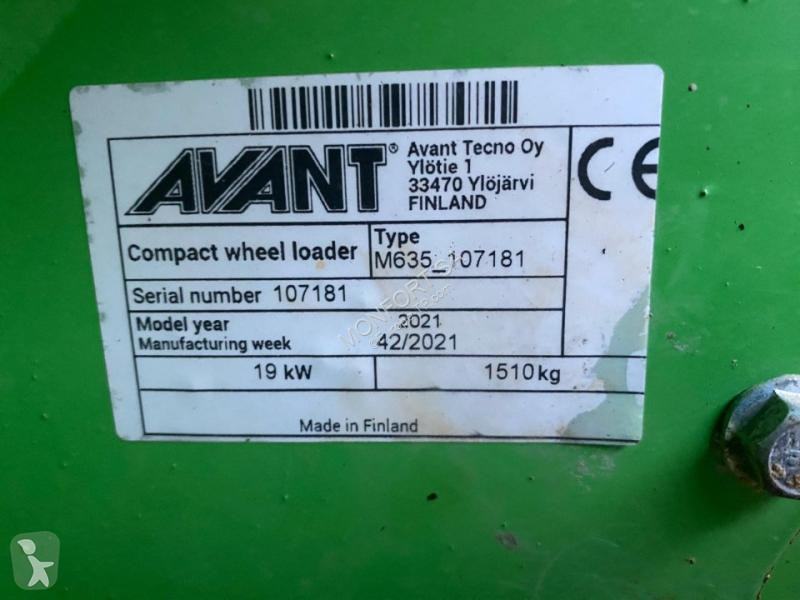 Material för boskapsskötsel Avant tecno