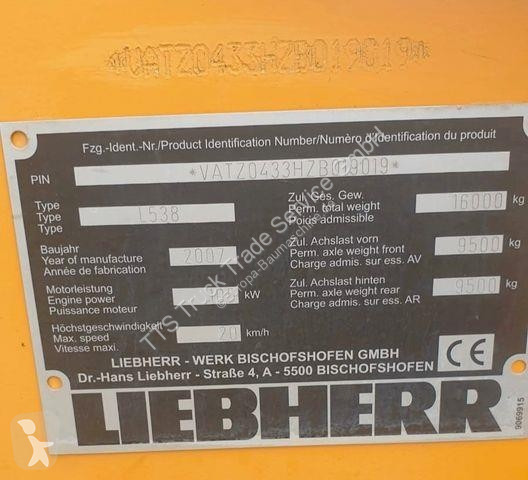 Læssemaskine Liebherr kein Partikelfilter, kein...