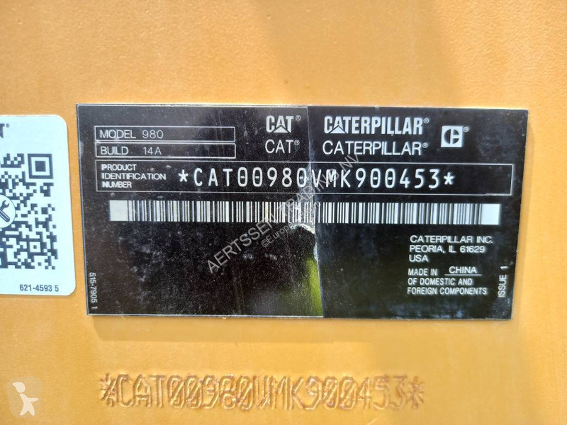 Nakladač Caterpillar 980 (EXW - Abu Dhabi)