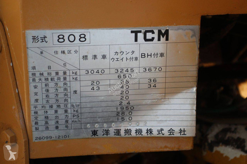Læssemaskine TCM 808