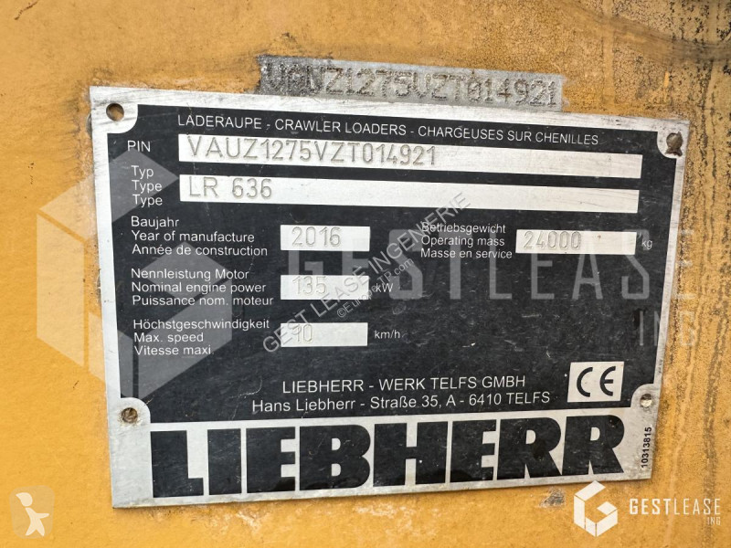 Shovel Liebherr 636