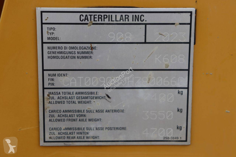 Pá carregadora Caterpillar