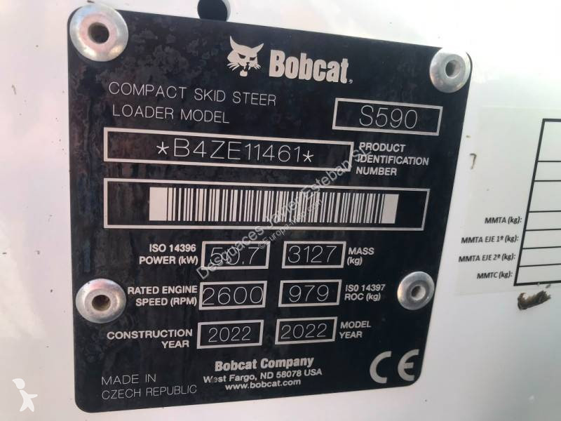 Pala cargadora Bobcat S590