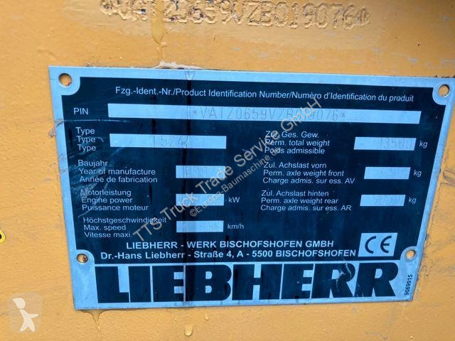 Навантажувач Liebherr L 524 kein 514 528 526...