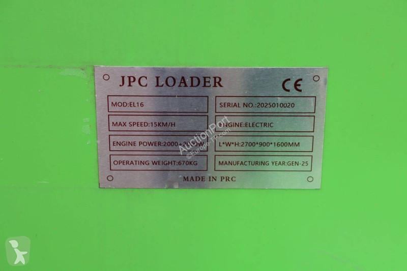Pala cargadora JPC EL16