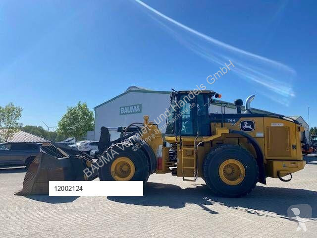 Pala cargadora John Deere 744 P MIETE / RENTAL...