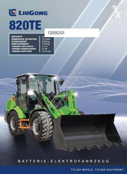 Shovel LiuGong 820 TE vollelektrisch, MIETE /...
