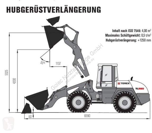 Nakladač Terex TL260 Radlader 15,8 T *8.000 h...