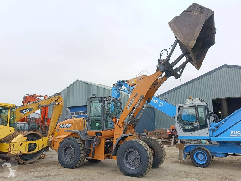 Læssemaskine Case shovel wiellader loader airco