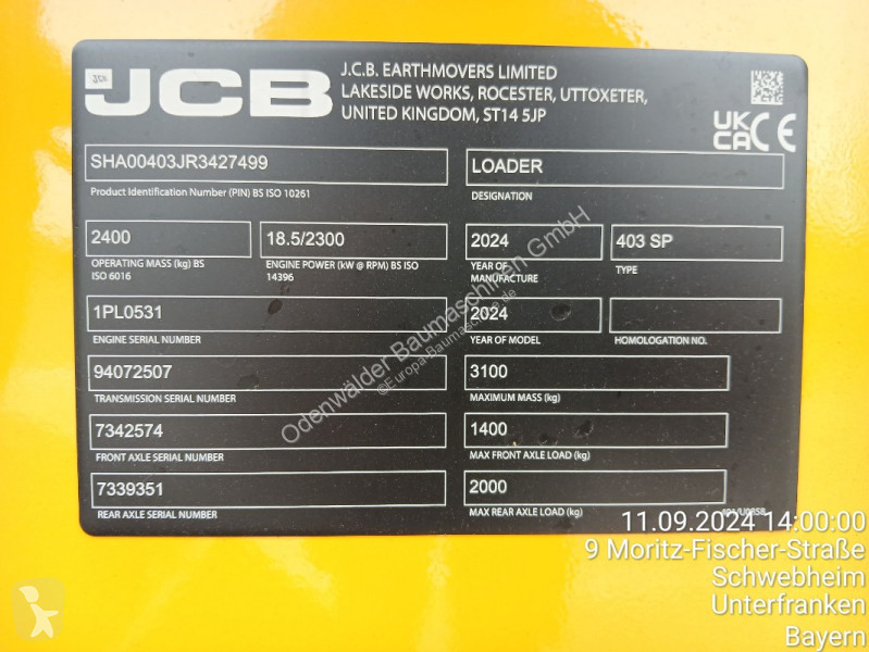 Shovel JCB N-
