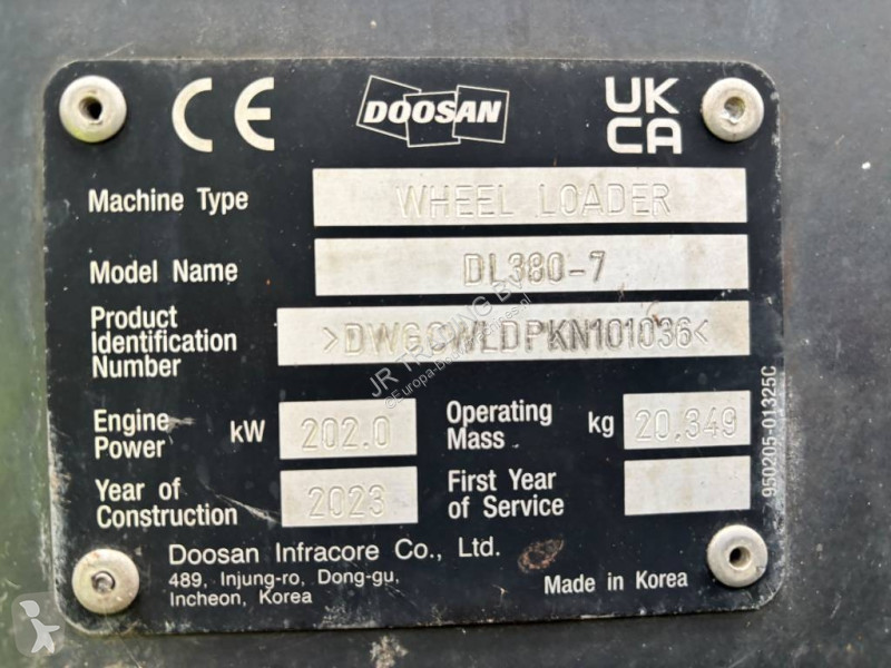 مُحمّلة Doosan DL 380-7 (3rd Function /...