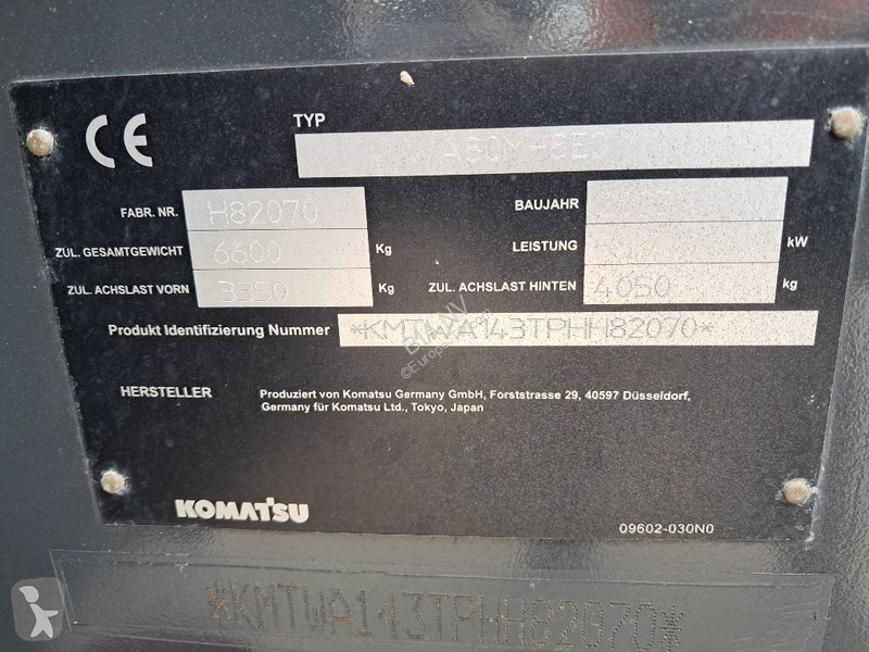 مُحمّلة Komatsu WA80M-8E0