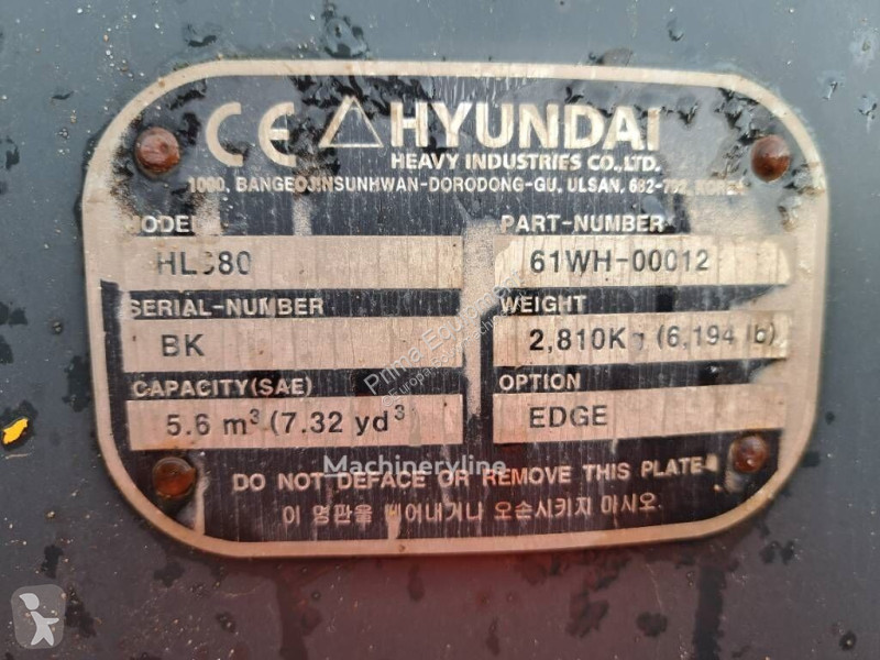Pala Hyundai HL980