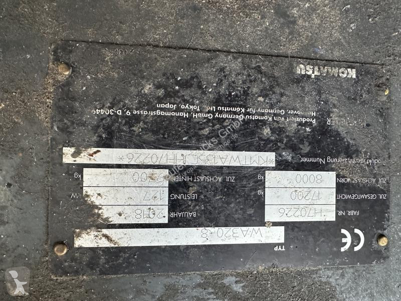 Pala Komatsu WA 320-8 Klappsch. Hochlader WAAGE...