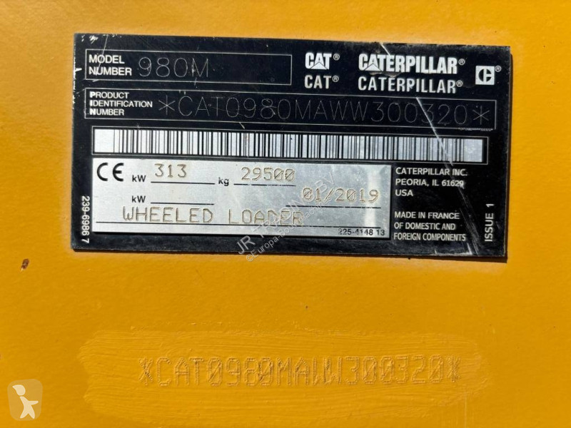 Chargeuse Caterpillar 980 M