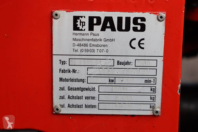 Pala cargadora Paus
