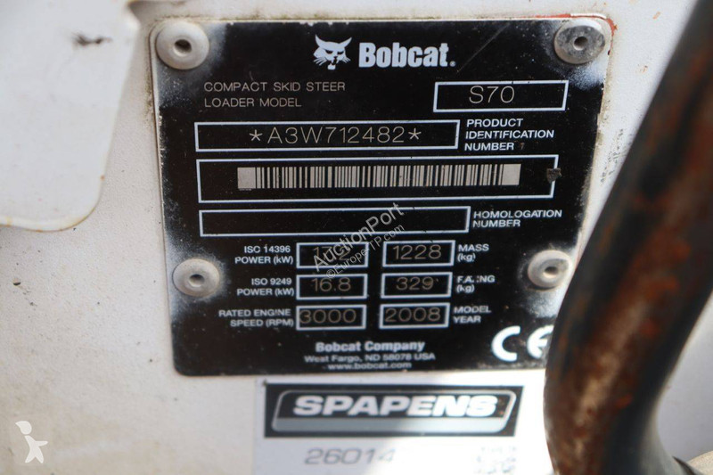 Pá carregadora Bobcat