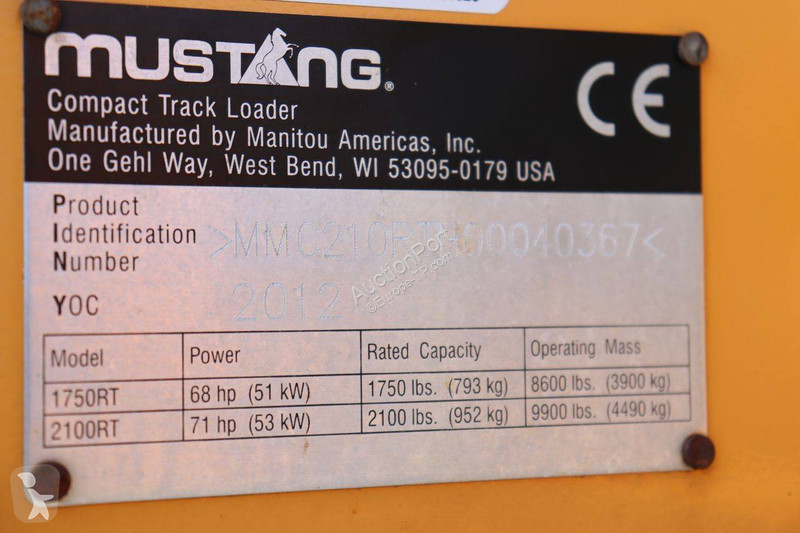 Chargeuse Mustang Turbo