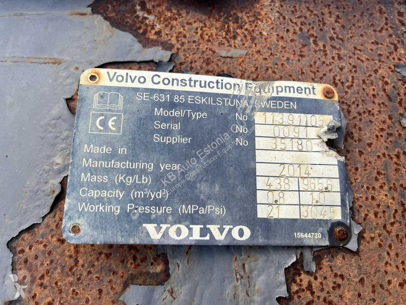 Shovel Volvo L 25 F BUCKET & FORKS
