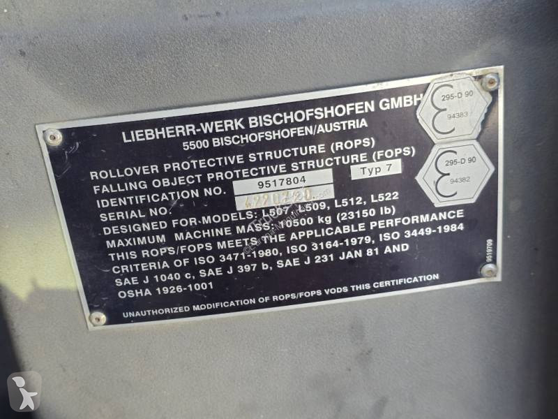 Pá carregadora Liebherr