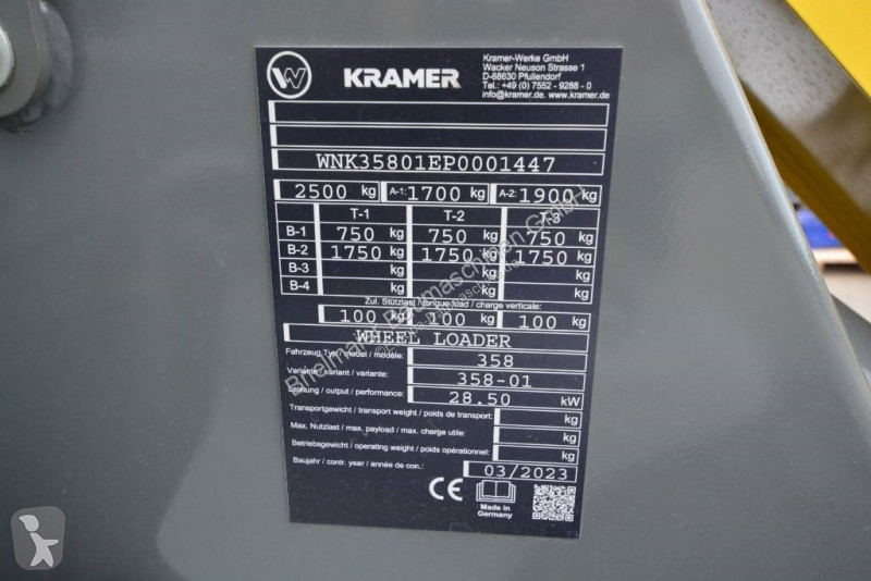 Pá carregadora Kramer 5040 High Flow
