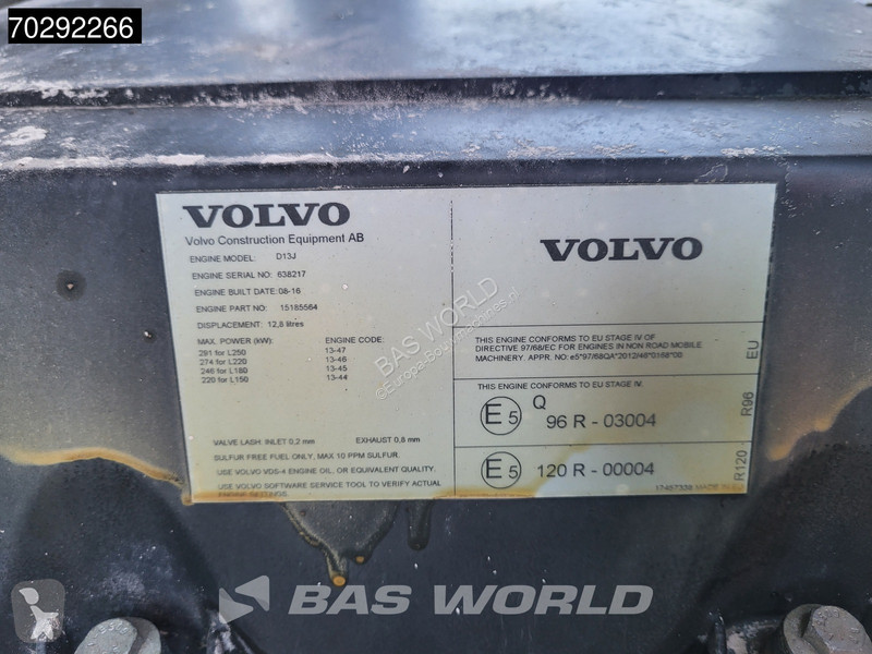 Nakladač Volvo L150 H QUICK COUPLER - GERMAN...