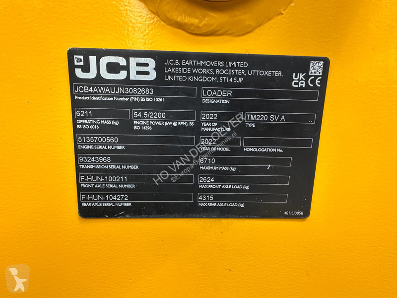 Nakladač JCB SV A