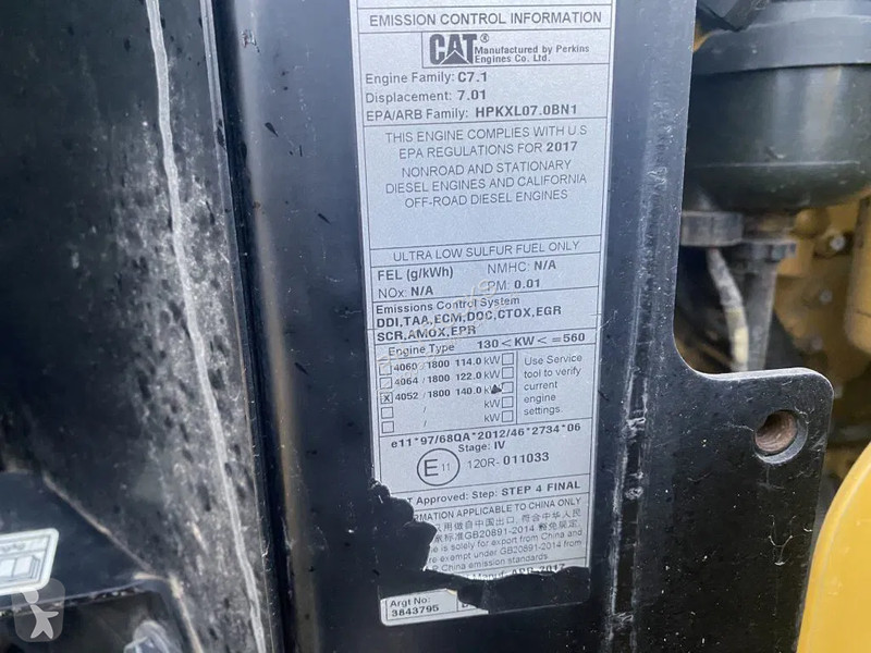 Shovel Caterpillar CAT 938M CDC STEERING...