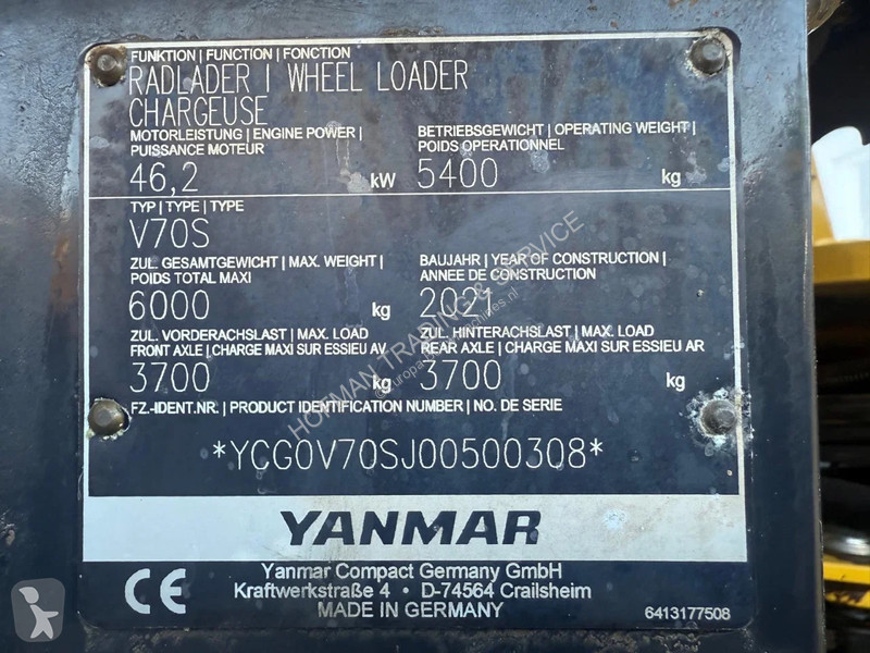 Nakladač Yanmar V70S