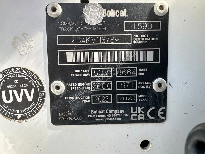 مُحمّلة Bobcat T590 | Joystick | HF
