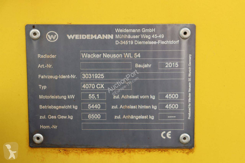 Chargeuse Neuson WL54