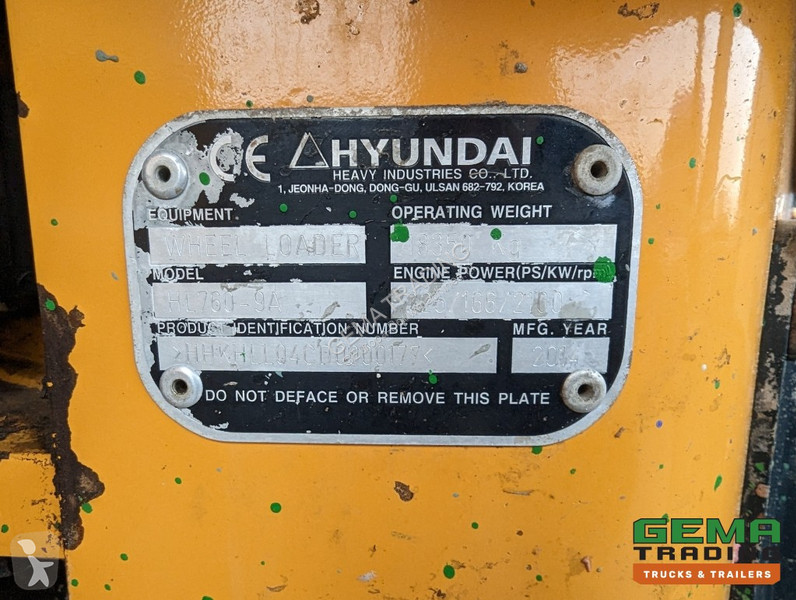 Pala Hyundai HL760-9A Wheelloader - BM-Air...